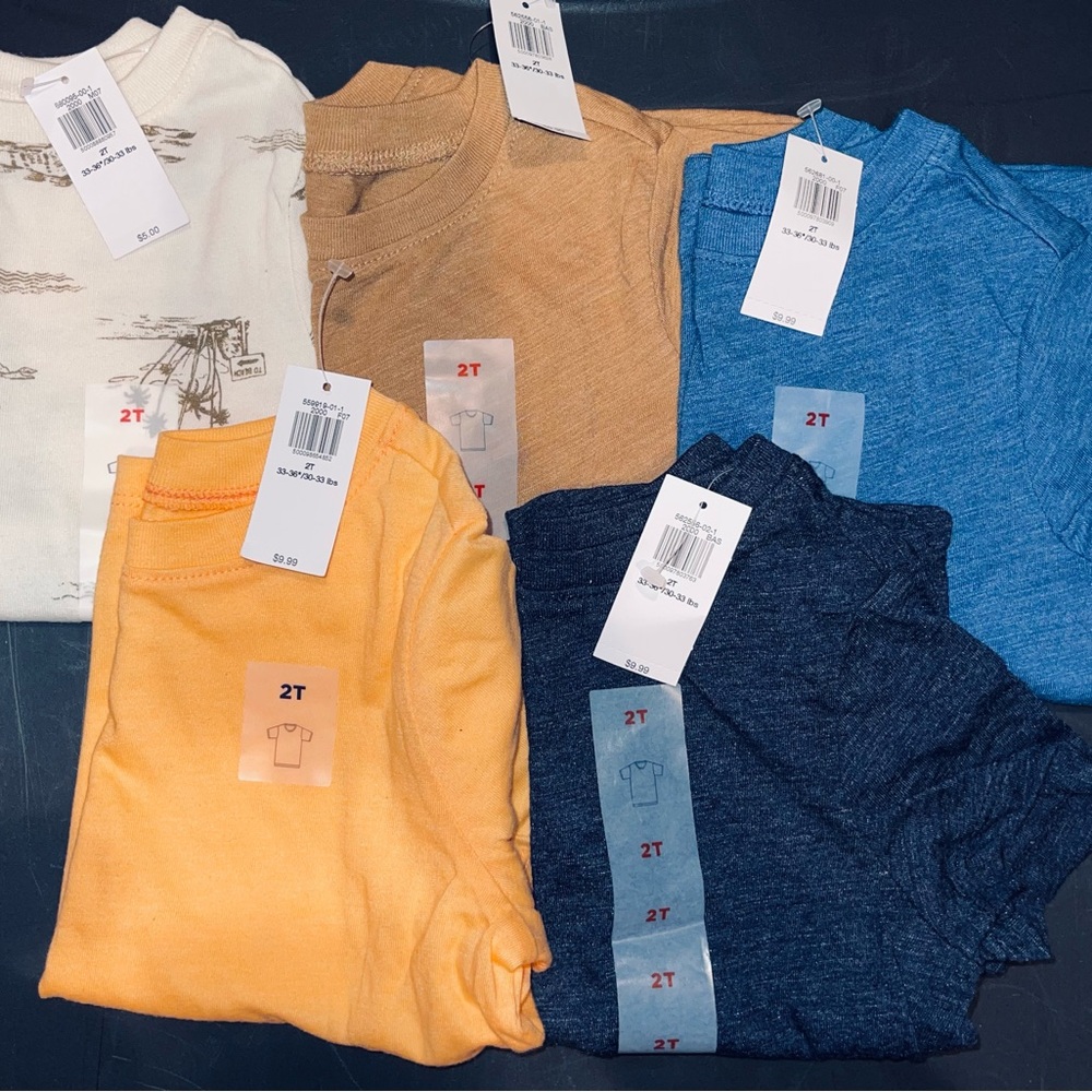 NWT Navy Toddler Shirts